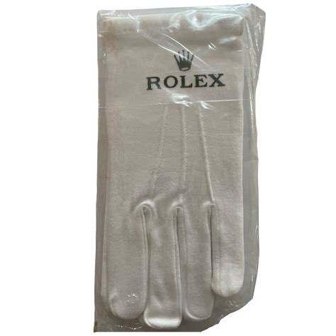 rolex white gloves|rolex microfiber gloves.